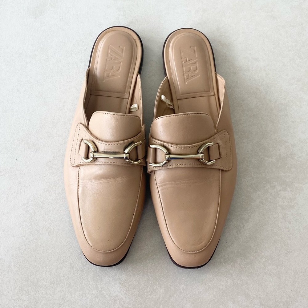 Zara flat loafers